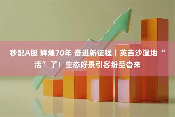 秒配A股 辉煌70年 奋进新征程丨英吉沙湿地 “活” 了！生态好景引客纷至沓来